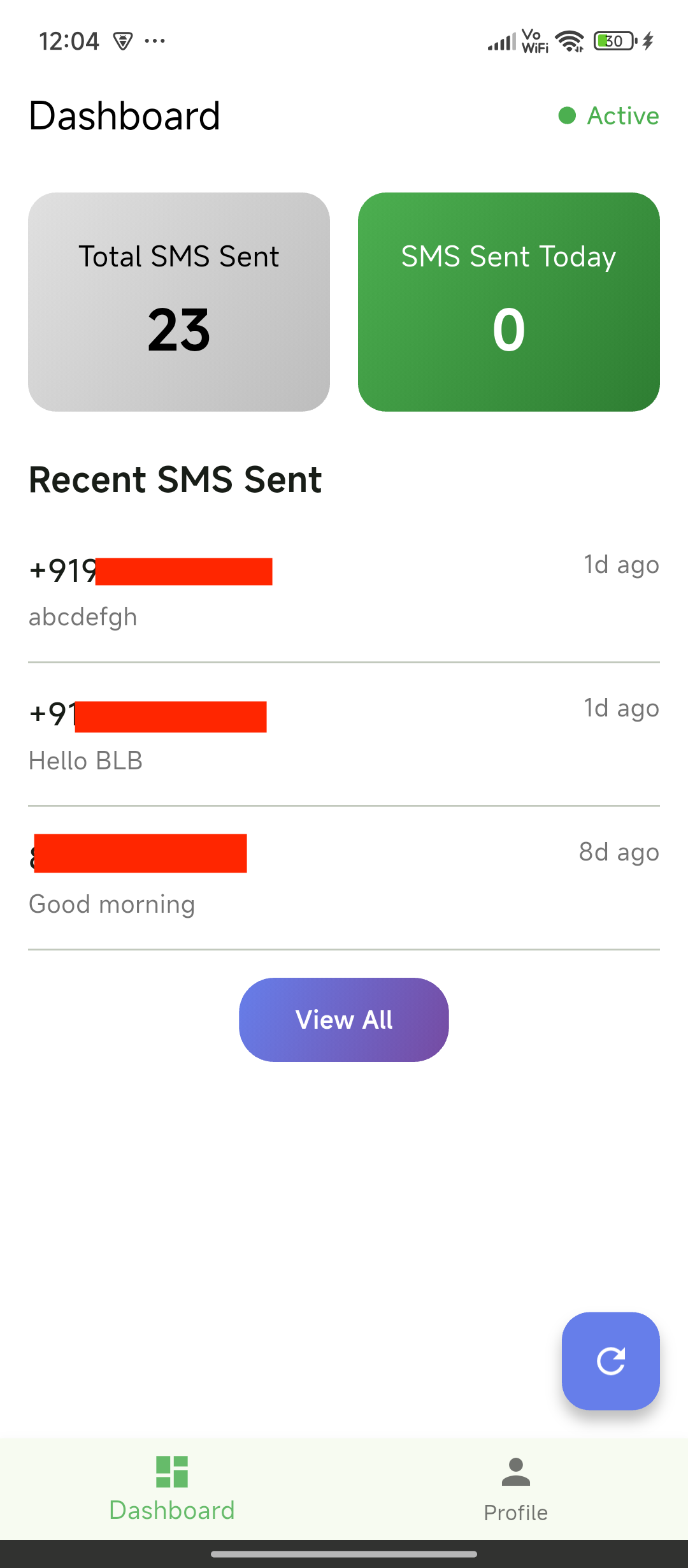 ZenSMS Mobile App